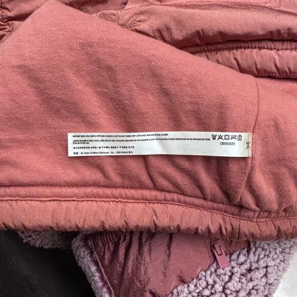 Free People Movement BFF Fleece Pullover Pink 1/4 Zip Size Small EUC - Picture 11 of 12